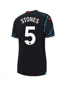 Manchester City John Stones #5 Ausweichtrikot für Frauen 2023-24 Kurzarm